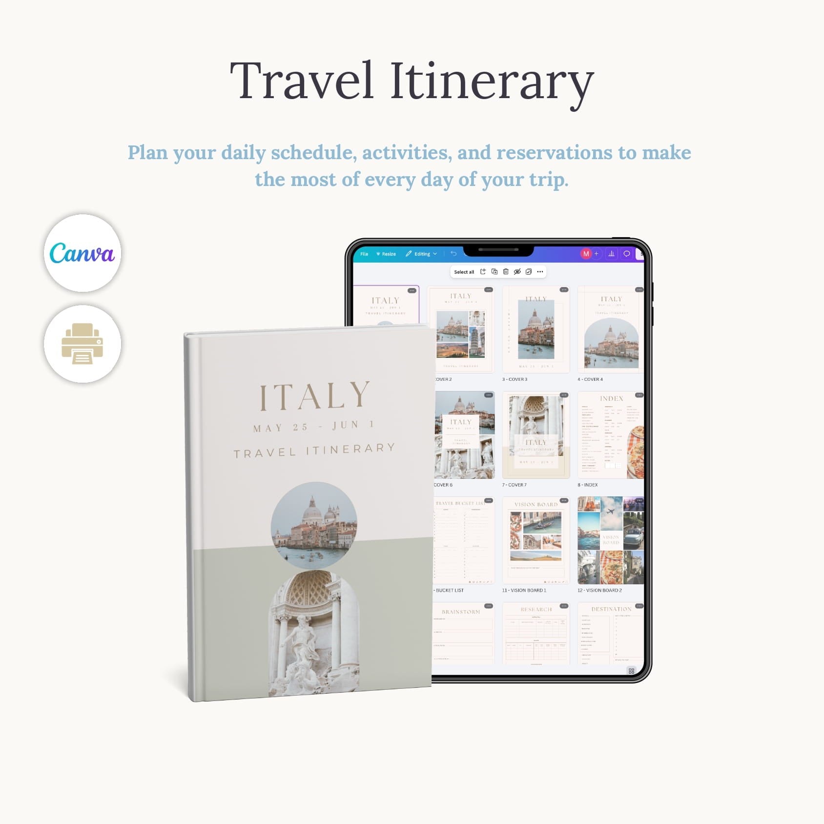 Travel Itinerary – Aureline Travel Planner