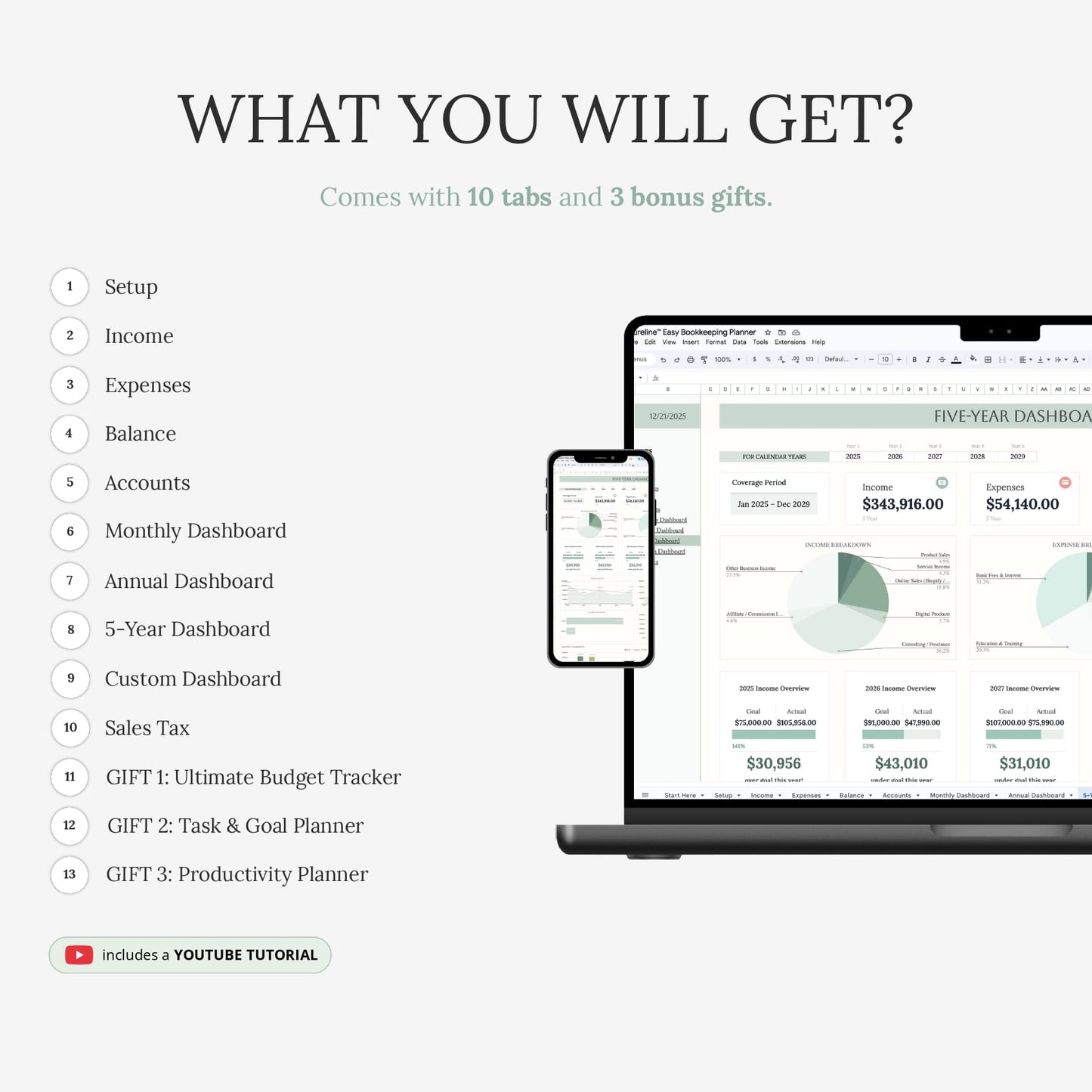 Easy Bookkeeping Planner