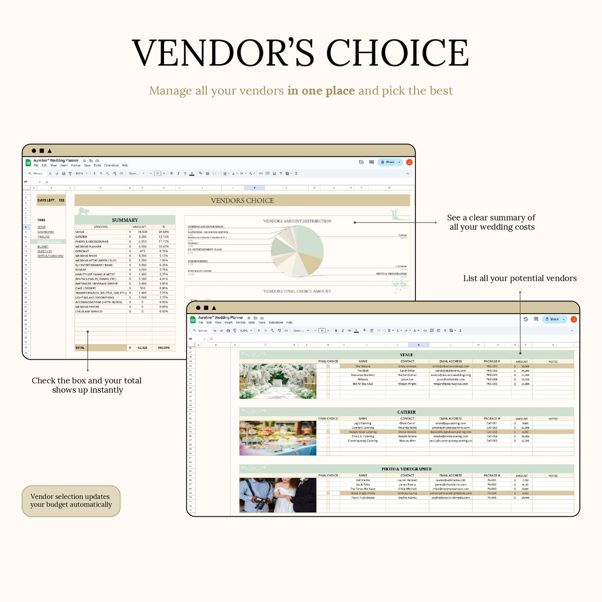 Aureline™ Wedding Planner