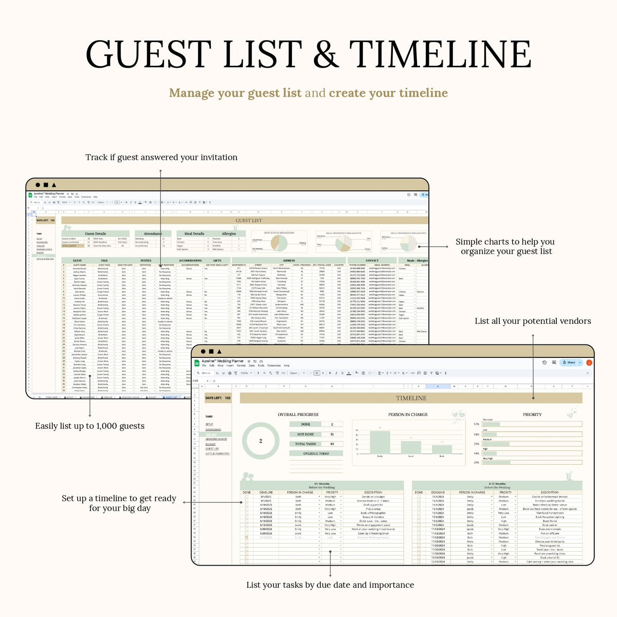 Aureline™ Wedding Planner
